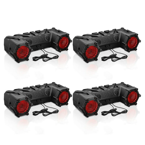 Boss Audio Systems ATV/UTV 6.5Inch Weatherproof ATV Tube Speakers (4