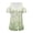 Green Leaves, variant on POLERO Hunting Camo Flame Print Womens Cold Shoulder T-Shirt Short Sleeve Tshirts V Neck Summer Tee Tops Sexy Casual for Travel Dating Soft Lightweight S