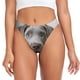 thumbnail image 1 of Fotbe Adorable Puppy Portrait Tanga Sin Costuras para Mujer con Estampado – Panties Invisibles, Transpirables y Cómodos para Uso Diario-X-Large, 1 of 6