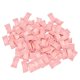 thumbnail image 1 of 100 piezas de toallas comprimidas Foohvr de algodón desechables portátiles para viajes color blanco y rosa, 1 of 5
