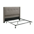 thumbnail image 2 of Benjara BM274101 Adams Headboard - Metal Legs, Tufted Linen, Gray - California King Size, 2 of 2