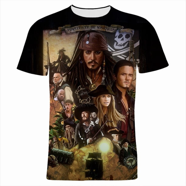 2021 neue Sommer camiseta Für Männer Disney Fluch Der Karibik Junge Mädchen Kinder camisetas Übergroßen frauen kleidung xuanjing unisex