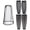 Black, variant on Slccxzc Anti-Mosquito Suit with Midge Head Net Breathable Arm And Leg Covers Insect-proof Netting Suit for Fishing Camping