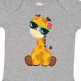 thumbnail image 4 of Inktastic Giraffe With Blue Sunglasses, Cute Giraffe Boys or Girls Baby Bodysuit, 4 of 5