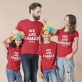 thumbnail image 3 of Camisetas navideñas a juego para la familia, camiseta luminosa de diseño exclusivo, We are Family, 2023, 3 of 4