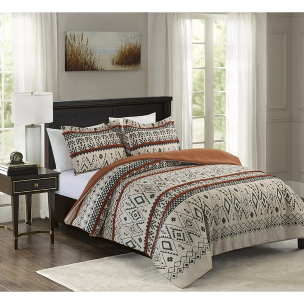 Better Homes Gardens Tufted Aztec Chenille 3 Piece Comforter Set