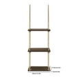 thumbnail image 1 of EGNMCR Wall-mounted Storage Decorative Shelf Wooden Wall Rack Dining Living Room Wall Storage A hanger, 1 of 5