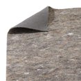 thumbnail image 1 of Benzara 8 X 5 Feet Plush Felt Rug Pad with Non Slip Rubber Backing, Gray, 1 of 4