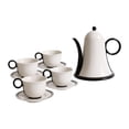thumbnail image 1 of GUOOL Ceramic Teapot with Cups Set Porcelain Tea Set Loose Leaf Tea Pot Tea Kettle for with 4 cups, 1 of 9