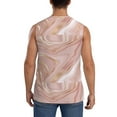 thumbnail image 4 of Disketp Rose Gold Glitter Splatter Sleeveless Tshirts For Men, Muscle Shirts For Men Dry Fit Tank Top-Small, 4 of 8