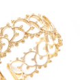 thumbnail image 4 of Jumpingount Anillos de flores huecas para mujer, anillos ajustables de cobre para chica, joyería para fiesta de noche de boda Ropa, zapatos y accesorios Miscelánea oro Jumpingount  PS13221-02, 4 of 6