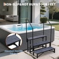 thumbnail image 2 of GloryStar RV Portable Step Ladder with Handrails, Non-Slip Mats for Hot Tubs, Porches, and Camper Entry, 2 of 7