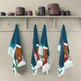thumbnail image 5 of Dreamtimes Cute Christmas Gnome Kitchen Dish Towels 4 Piece,Absorbent Soft Dishcloths Towels Reusable Hand Towels Quick Drying Cleaning Cloth, Tea Towels,18" x 28", 5 of 7