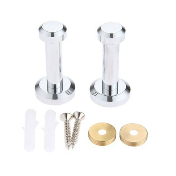 2 unids de latón cepillado níquel de montaje de pared de níquel ganchos toalla tobe solo gancho for sombreros bolso llavero