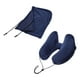 thumbnail image 3 of Almohada inflable portátil para el cuello, de viaje, con almacenamiento práctico y forma ergonómica en U. Azul, 3 of 9