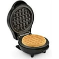 Toastmaster Single Small Antistick Mini Waffle Maker with Auto Temp