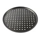 thumbnail image 1 of Molde antiadherente para pizza de acero al carbono, 32 cm de diámetro, diseño perforado, para pizza casera, uso en horno, fácil de limpiar, 1 of 8
