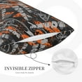 thumbnail image 2 of Pillow Covers, Letters Skateboard Graffiti Fuzzy Pillow Cases Queen Size with Hidden Zipper, Comfy Bedding Counch Throw Decorative Pillowcase, Soft Pillow Protectors Mult Sizes 16x24, 2 of 5