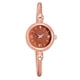 thumbnail image 1 of Reloj de pulsera de cuarzo con cielo estrellado para mujer, reloj de pulsera delgado para mujer con esfera redonda, regalo de cumpleaños para el día de San Valentín Yuarrent EL1580-04B, 1 of 2