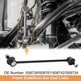 thumbnail image 3 of Kit de enlace estabilizador de barra de 2 piezas para Peugeot Partner y Citroen Xsara Picasso No.508739, 3 of 7