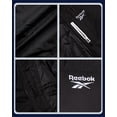 thumbnail image 3 of Chaqueta bomber Reebok para hombre, con aislamiento, cortavientos, talla grande, negra, 3 of 7
