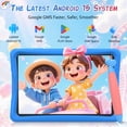 thumbnail image 6 of Kids Tablet, Android 15 Tablet for Kids 10.1 inch Ouad-Core with Case, 64GB 1TB TF Card Expandable for Toddler Children, Parental Control, Dual Camera, WiFi,Gift, Blue, 6 of 11