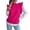 Hot Pink, variant on Jane Wardrobe Womens Sweater Vest Ruffle Sleeve Edge Round Neck Diamond Cable Knit Sleeveless Waistcoat 1 Piece S-XXL Plus Size Friendly Autumn Winter Elegant Layering Top