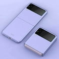 thumbnail image 4 of Dteck for Samsung Galaxy Z Flip 3 5G case, Ultra Thin Matte Flip Design 360 Full Body Protection Shock Absorbing Slim Fit Flexible Hard Bumper Case for Samsung Galaxy Z Flip3 5G 2021 -Purple, 4 of 4