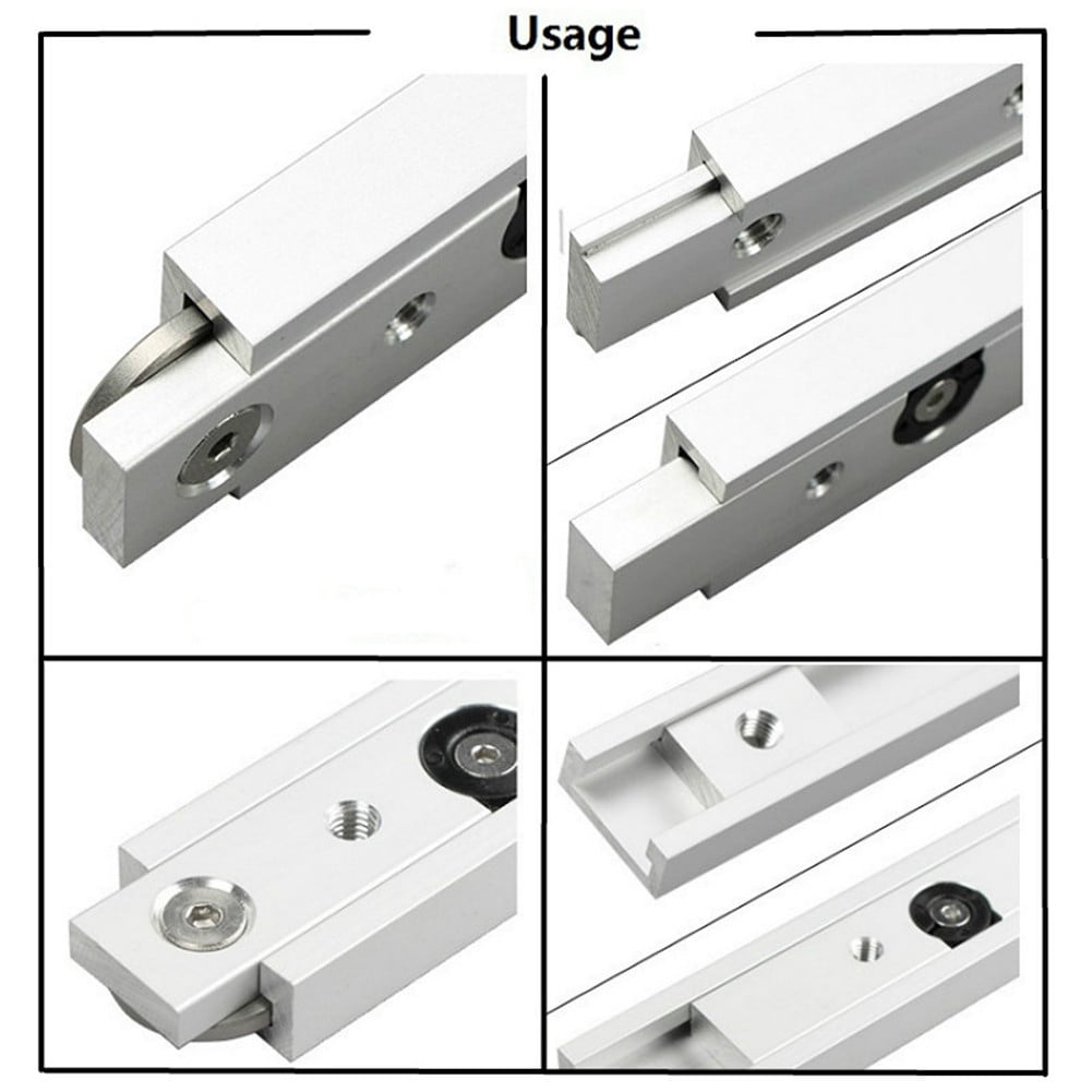 Aluminium Alloy T-Tracks Slot Miter Track And Miter Bar Slider Table Saw Miter For Table Saw Router Table Accessory In Stock 450Mm Miter Bar Smile Home