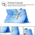 thumbnail image 4 of Allytech Fire 7 Case 12th Gen 2022 Released -  PU Leather Cute Pattern Folio Flip Smart Cover Multi Angle Stand Shockproof Drop Protective Case Cover for Amazon Fire 7 2022 12th Gen - Never Stop, 4 of 6
