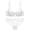 White, variant on Levmjia Women Lace Lingerie Set Thin Push Up Bra Panty Set Deep V Backless Adjustable Straits For Honeymoon Valentine Day Everyday Wear Comfortable Breathable
