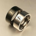thumbnail image 1 of Stainless Steel Flash Ring Silver Titanium Ring, 1 of 2