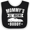 thumbnail image 3 of Inktastic Mommys Lil Racing Buddy Boys or Girls Baby Bib, 3 of 4