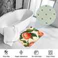 thumbnail image 3 of Peach Area Rugs: Polyester Non-Slip Kitchen Mat Office Rug - Machine Washable, 3 of 6
