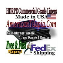 HDRPE 16x20 Pond Liner,30 Mill, Strong,Durable for Outdoor Ponds, Gardens, Aquaculture, Free Delivery.