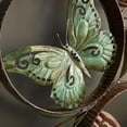 thumbnail image 5 of DecMode Multi Colored Metal Indoor Outdoor Butterfly Wall Decor with Circular Frames and Scroll Details, 5 of 14