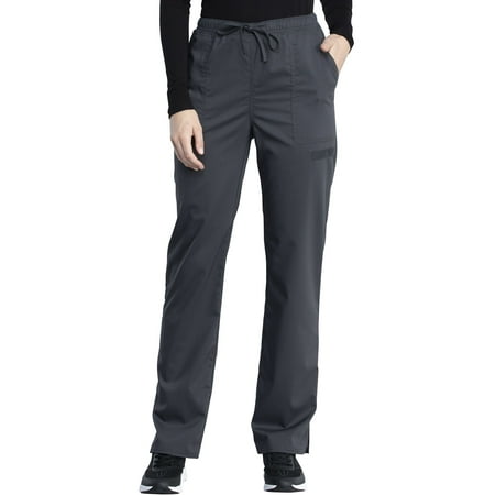 

Cherokee Workwear Revolution Tech Women s Scrubs Pant Mid Rise Straight Leg Drawstring WW041AB