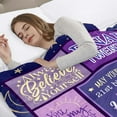 thumbnail image 4 of LHSHID 21st Birthday Gifts for Her Blanket 21st Birthday Gift Ideas 21 Year Old Birthday Gifts for Her Gifts for 21st Birthday Female Flannel Throw Bed Blanket 50"x60", 4 of 7