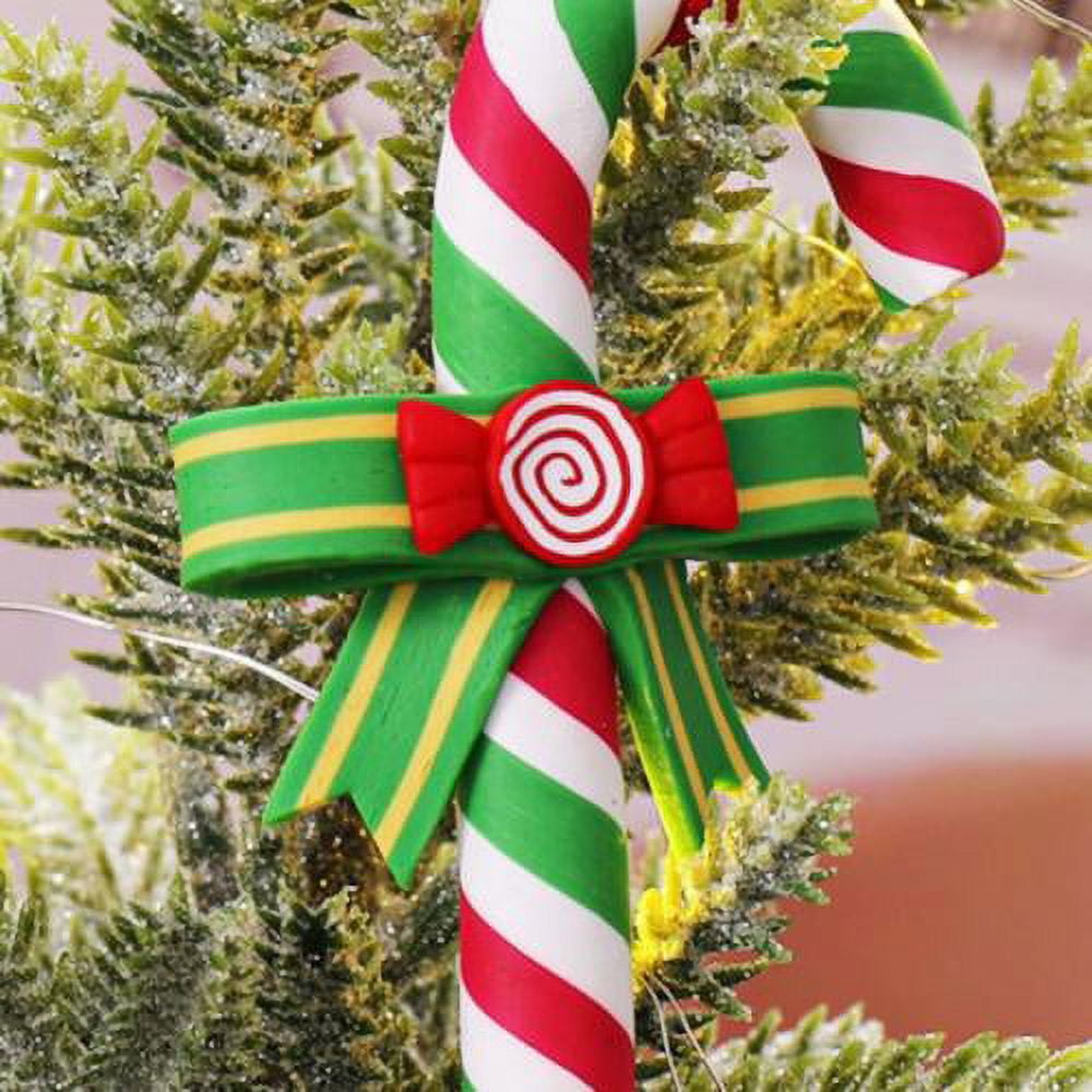 VerPetridure Christmas Candy Ornaments Lollipop Christmas Decor Candy Cane  Christmas Tree Hanging Decorations Fake Candy Canes Crafts for Xmas Wreath  Party Supplies 