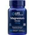 thumbnail image 1 of Suplemento Life Extension Citrato de Magnesio 160mg 100 Cápsulas Vegetarianas, 1 of 2