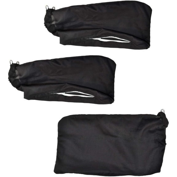 HQRP Dust Bag (3-Pack) for Hitachi 322955 / 976478 / 998-845 Fits Hitachi 10" and 12" Compound Miter Saws