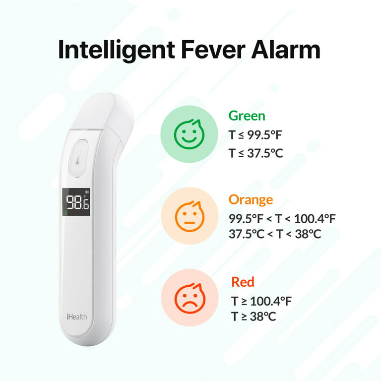 Xiaomi Mijia IHealth Therealth Thermomètre D'affichage Numérique À LED Non  Contact Électronique