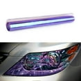 thumbnail image 1 of PURPLE Chameleon Neo Chrome Headlight Taillight Fog Gloss Vinyl Tint 12"x24"In, 1 of 9