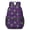Alien Spacesuit Purple Pattern, variant on Alien Spacesuit Purple Pattern 17" Waterproof Oxford School Backpacks for Teens, S-Shape Padded Straps, for School, Travel, Hiking, Camping