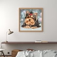 thumbnail image 3 of Kit de dibujo de taladro redondo completo hecho a mano para perro Snowland 5D DIY, pintura artesanal de diamante Likrtyny Arte deco, 3 of 9