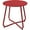 Red, variant on Grand Patio Outdoor&Indoor Steel Patio Side Table, Weather Resistant Outdoor Small Round End Table for Patio, Yard, Balcony, Garden, Living Room, Bedroom, Black