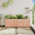 thumbnail image 3 of vidaXL Garden Planter Decorative Outdoor Plant Pot Flower Box Solid Wood Pine, 3 of 10