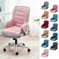 thumbnail image 3 of Winter Warm Seat Cushion with Lumbar Pillow, Plush Fleece Office Chair Cushion Set for Long Sitting, Desk & Car Chair Pad, Thermal Insulated Comfort for Cold Weather, Non-Slip Bottom, 3 of 5