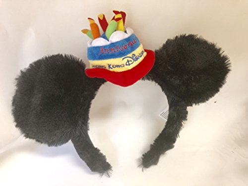 Disney Mickey Minnie Black Ear Headband Hong Kong Anniversary Cosplay Party 
