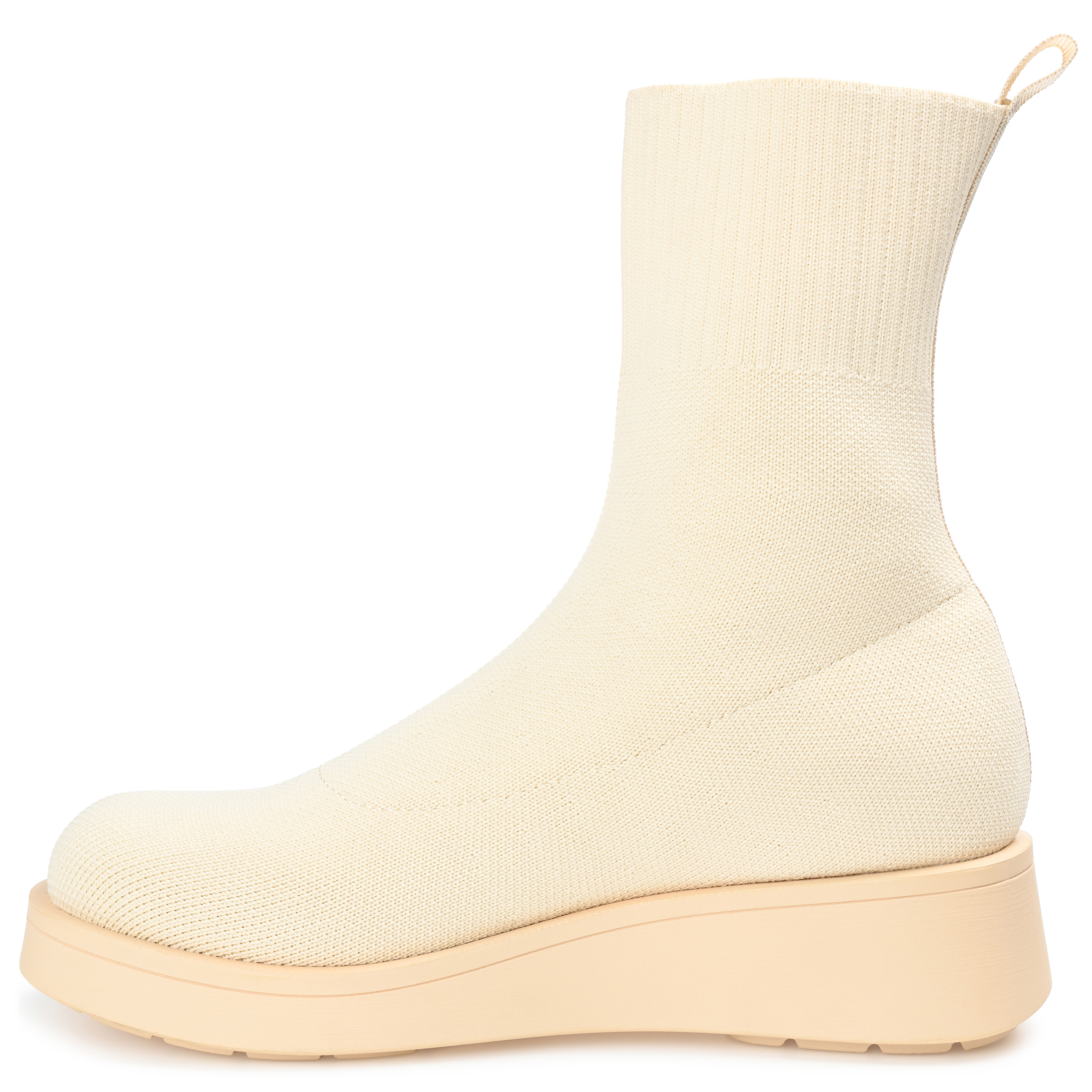Journee Womens Ebby Pull On Platform Booties